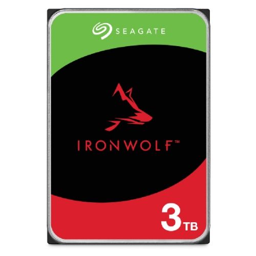 Image of HD SEAGATE IRON WOLF SATA3 3TB 3.5 5400 RPM 256mb cache 24x7 - NAS HDD - ST3000VN006 - Gar. 3 anni 074