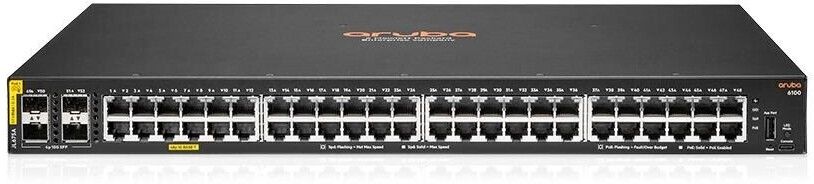 Image of Switch Aruba 6100 48G PoE Classe 4 4SFP+ 370 W 074