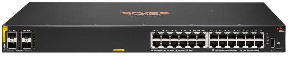 Image of Switch Aruba 6100 24G PoE Classe 4 4SFP+ 370 W 074