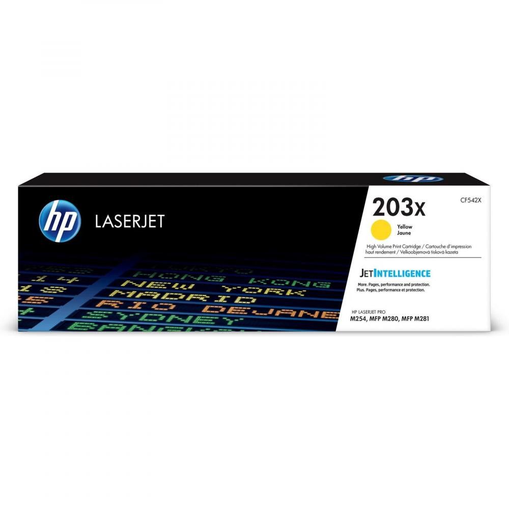 Image of HP LaserJet Cartuccia toner giallo originale ad alta capacità 203X 074