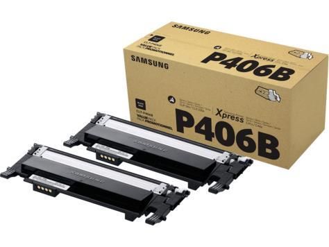 Image of Samsung Confezione da 2 cartucce toner originali HP CLT-P406B (nero) 074