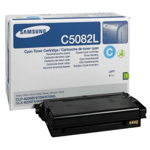 Image of Samsung Cartuccia toner ciano originale HP CLT-C5082L ad alta capacità 074