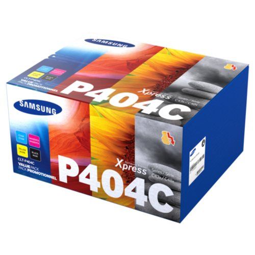 Image of Samsung Confezione da 4 cartucce toner originali HP CLT-P404C (ciano/magenta/giallo/nero) 074