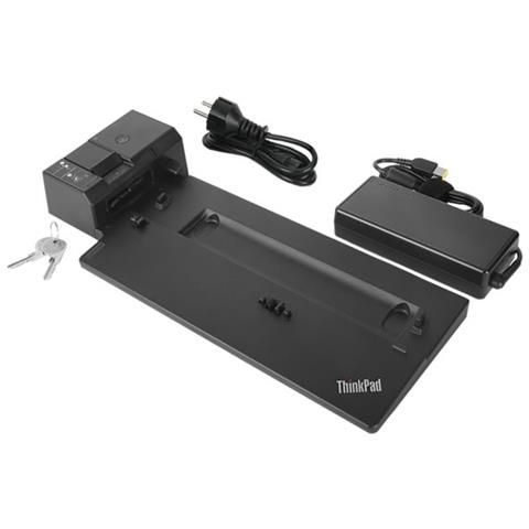 Image of Lenovo 40AJ0135IT replicatore di porte e docking station per laptop Nero 074