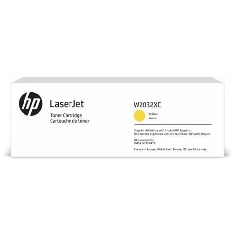 Image of HP 415X YLW CONTRACT LASERJET TONER CRTG 074