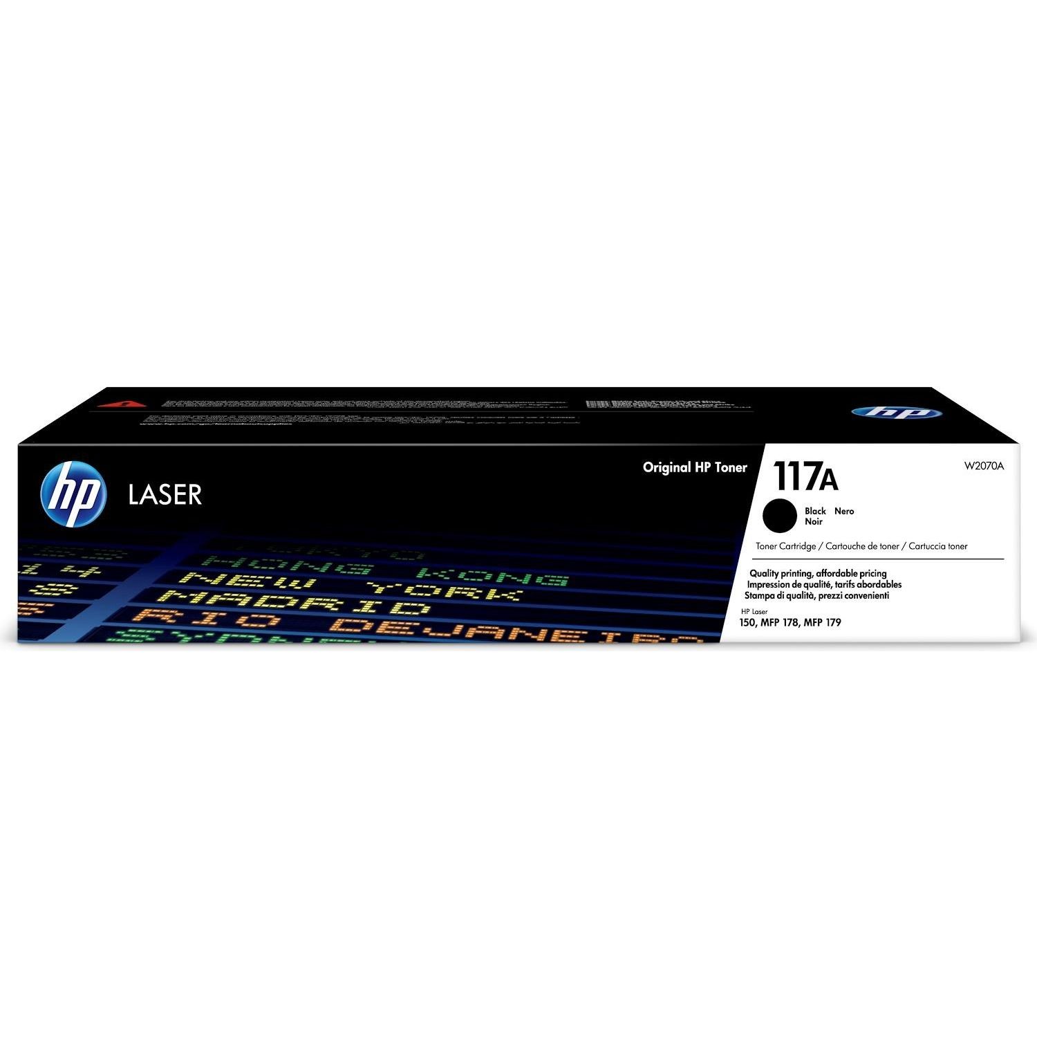 Image of HP Cartuccia toner nero per stampante laser originale 117A 074