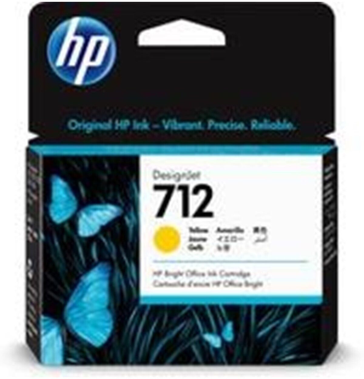 Image of HP Cartuccia di inchiostro giallo originale DesignJet 712 da 29 ml 074