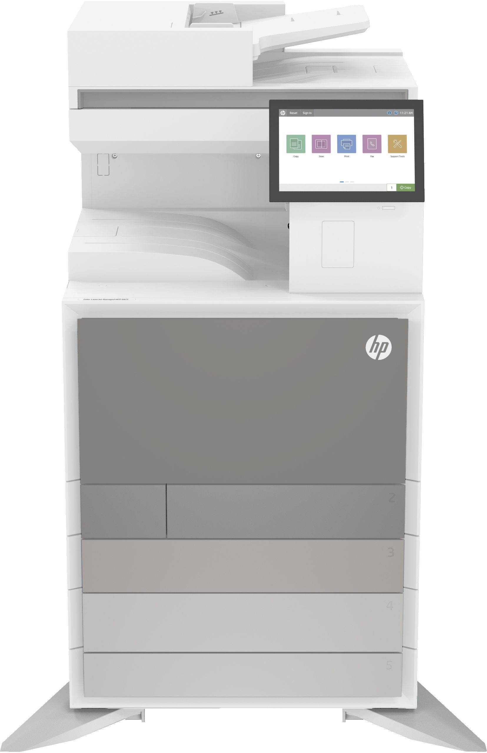 Image of HP LaserJet Stampante multifunzione Managed Color E877dn 074