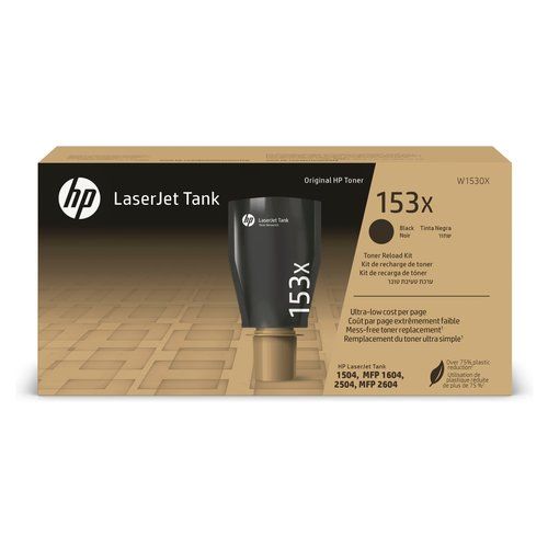 Image of HP Kit ricarica toner nero originale LaserJet Tank 153X 074