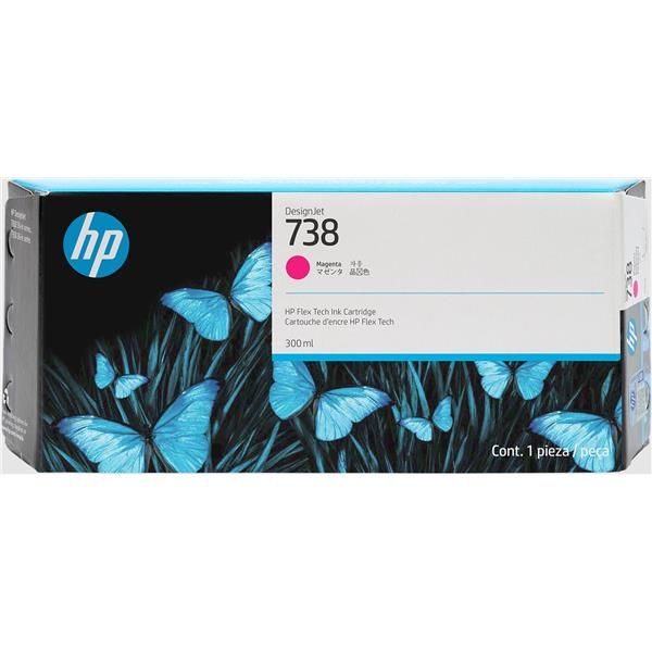 Image of HP 738 300-ML MAGENTA DESIGNJET 074