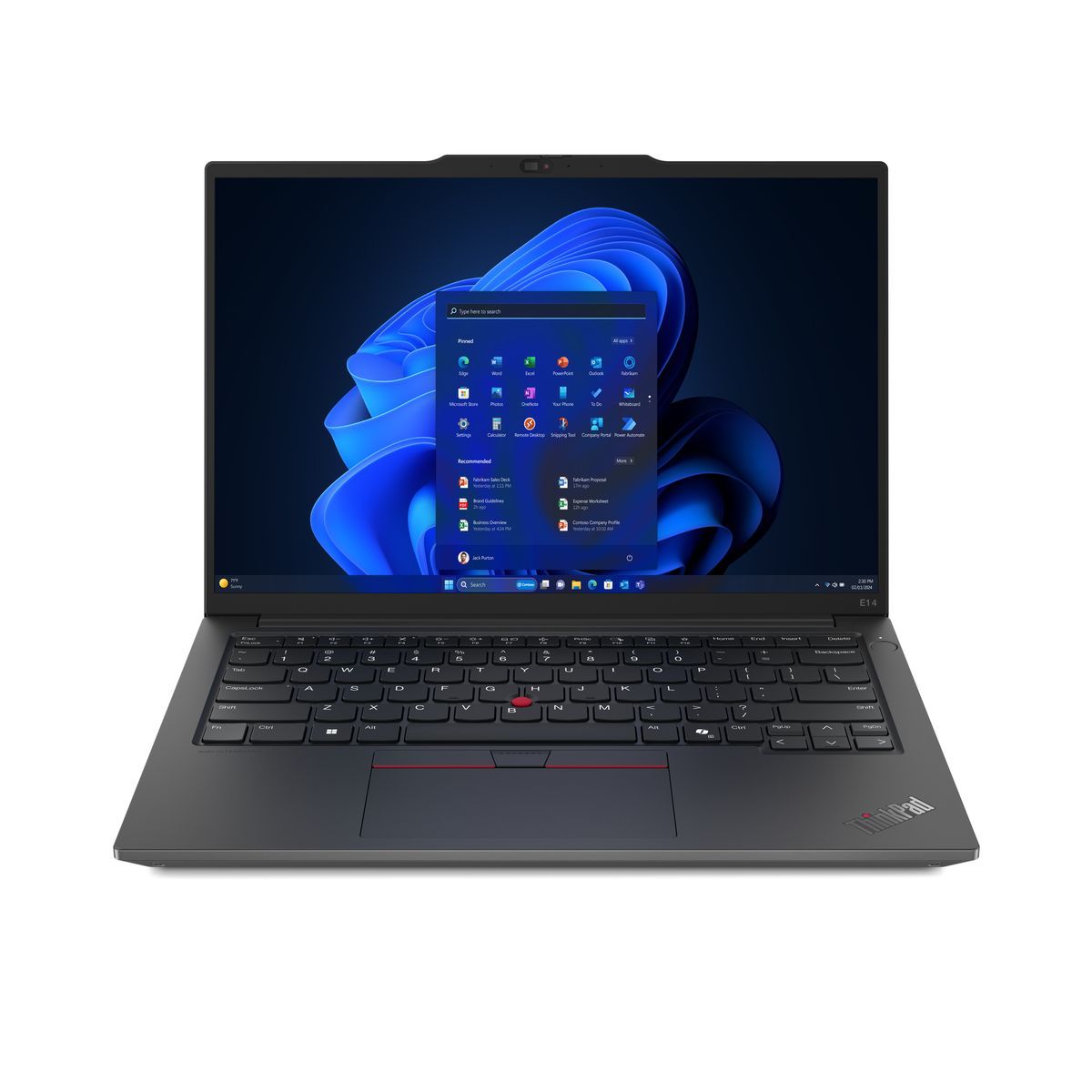 Image of Lenovo ThinkPad E14 Gen 6 (AMD) AMD Ryzen™ 5 7535HS Computer portatile 35,6 cm (14") WUXGA 16 GB DDR5-SDRAM 512 GB SSD Wi-Fi 6E (802.11ax) Windows 11 Pro Nero 074