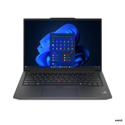 Image of Lenovo ThinkPad E14 AMD Ryzen™ 7 7735HS Computer portatile 35,6 cm (14") WUXGA 16 GB DDR5-SDRAM 512 GB SSD Wi-Fi 6E (802.11ax) Windows 11 Pro Nero 074