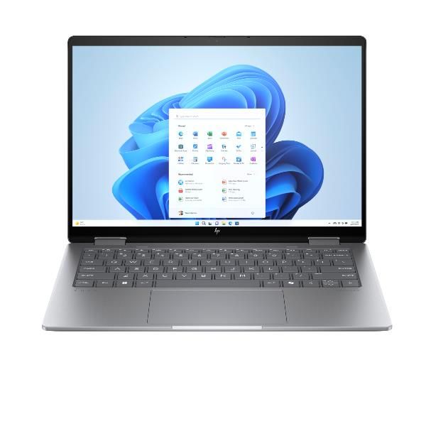 Image of HP ENVY x360 14-fc0000nl Intel Core Ultra 7 155U Ibrido (2 in 1) 35,6 cm (14") Touch screen 3K 16 GB LPDDR5-SDRAM 1 TB SSD Wi-Fi 7 (802.11be) Windows 11 Home Argento 074