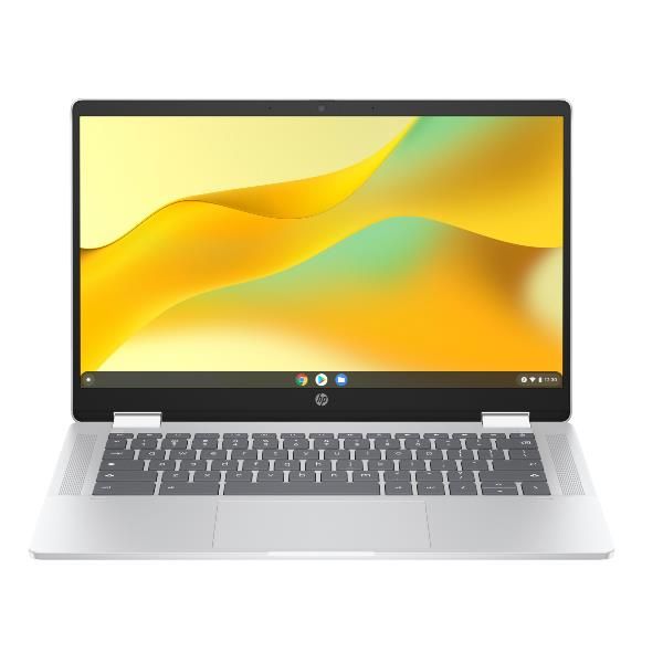 Image of HP Chromebook x360 14b-cd0001nl Intel® N N100 35,6 cm (14") Touch screen HD 4 GB LPDDR5-SDRAM 128 GB eMMC Wi-Fi 6 (802.11ax) ChromeOS Argento 074