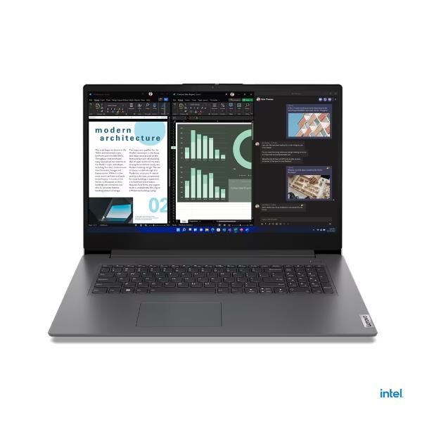 Image of Lenovo V17 Intel® Core™ i5 i5-13420H Computer portatile 43,9 cm (17.3") Full HD 8 GB DDR4-SDRAM 512 GB SSD Wi-Fi 6 (802.11ax) Windows 11 Pro Grigio 074