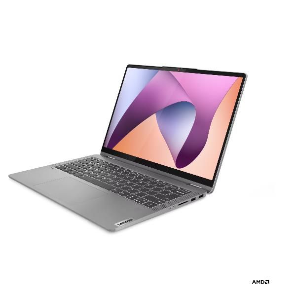 Image of Lenovo IdeaPad Flex 5 14ABR8 AMD Ryzen™ 7 7730U Ibrido (2 in 1) 35,6 cm (14") Touch screen WUXGA 16 GB LPDDR4x-SDRAM 512 GB SSD Wi-Fi 6 (802.11ax) Windows 11 Home Grigio 074