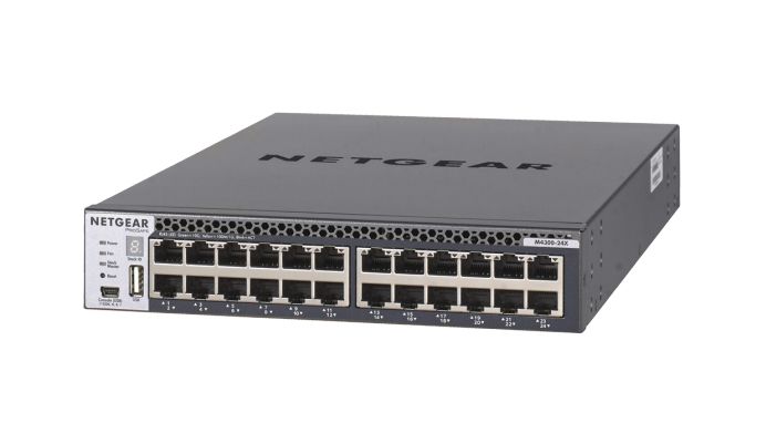 Image of NETGEAR M4300-24X Gestito L3 10G Ethernet (100/1000/10000) 1U Nero 074