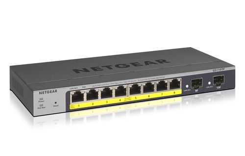 Image of NETGEAR GS110TP Gestito L2/L3/L4 Gigabit Ethernet (10/100/1000) Supporto Power over Ethernet (PoE) Grigio 074