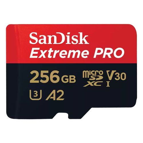 Image of MicroSD 256GB EXTREME PRO Nero e Rosso SDSQXCD 256G GN6MA 074