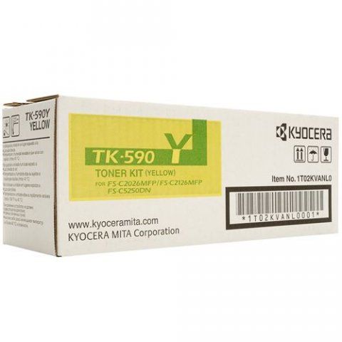 Image of KYOCERA TK-590Y toner 1 pz Originale Giallo 074