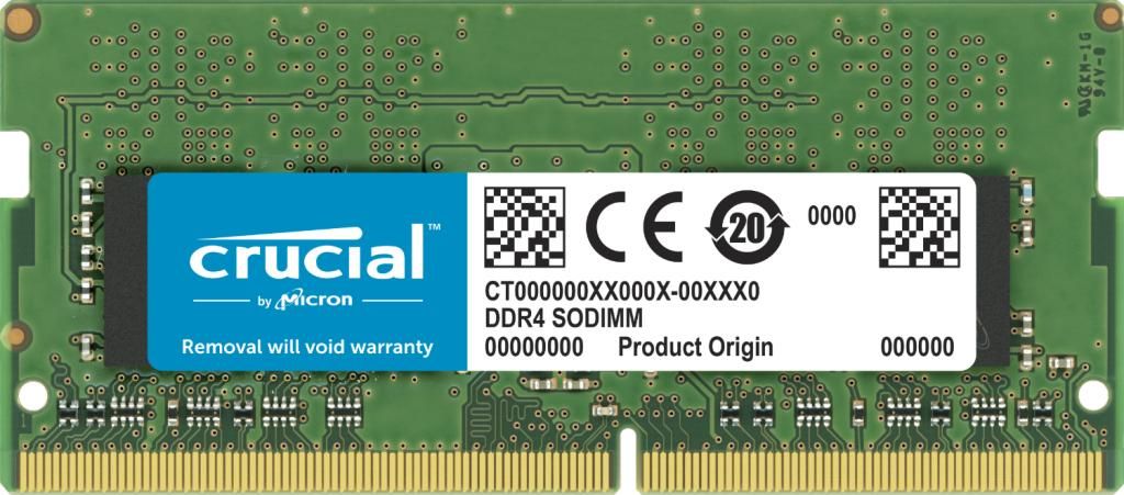 Image of CRUCIAL 32GB SODIMM DDR4 3200MHZ CL22 1.2V NON-ECC 074