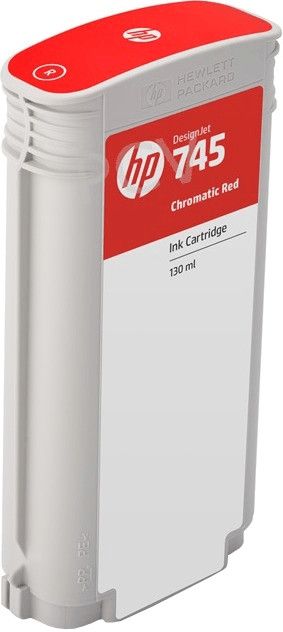 Image of HP Cartuccia Inchiostro Rosso Cromatico DesignJet 745, 130 ml 074