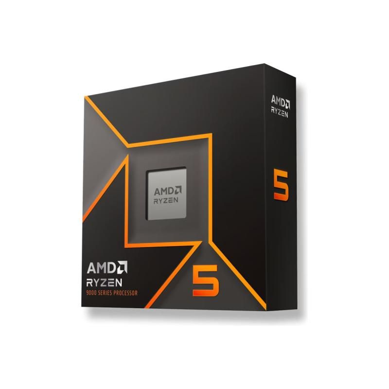 Image of AMD CPU RYZEN 5 9600X AM5 6-CORE 38MB CACHE BOX WOF 074