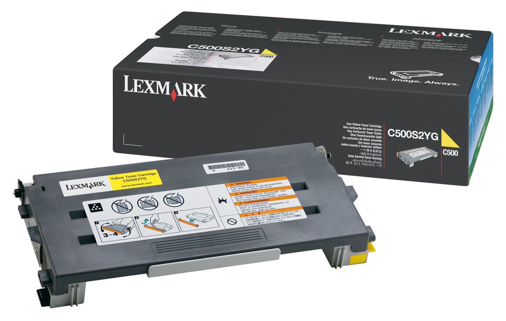 Image of Lexmark C500 Giallo Toner Cartridge (1.5K) toner Originale Giallo 074