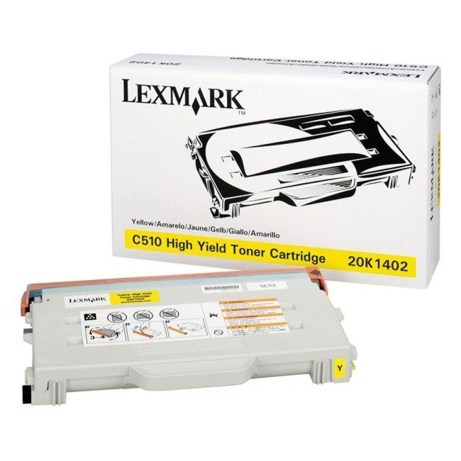 Image of Lexmark C510 Giallo High Yield Toner Cartridge toner Originale Giallo 074