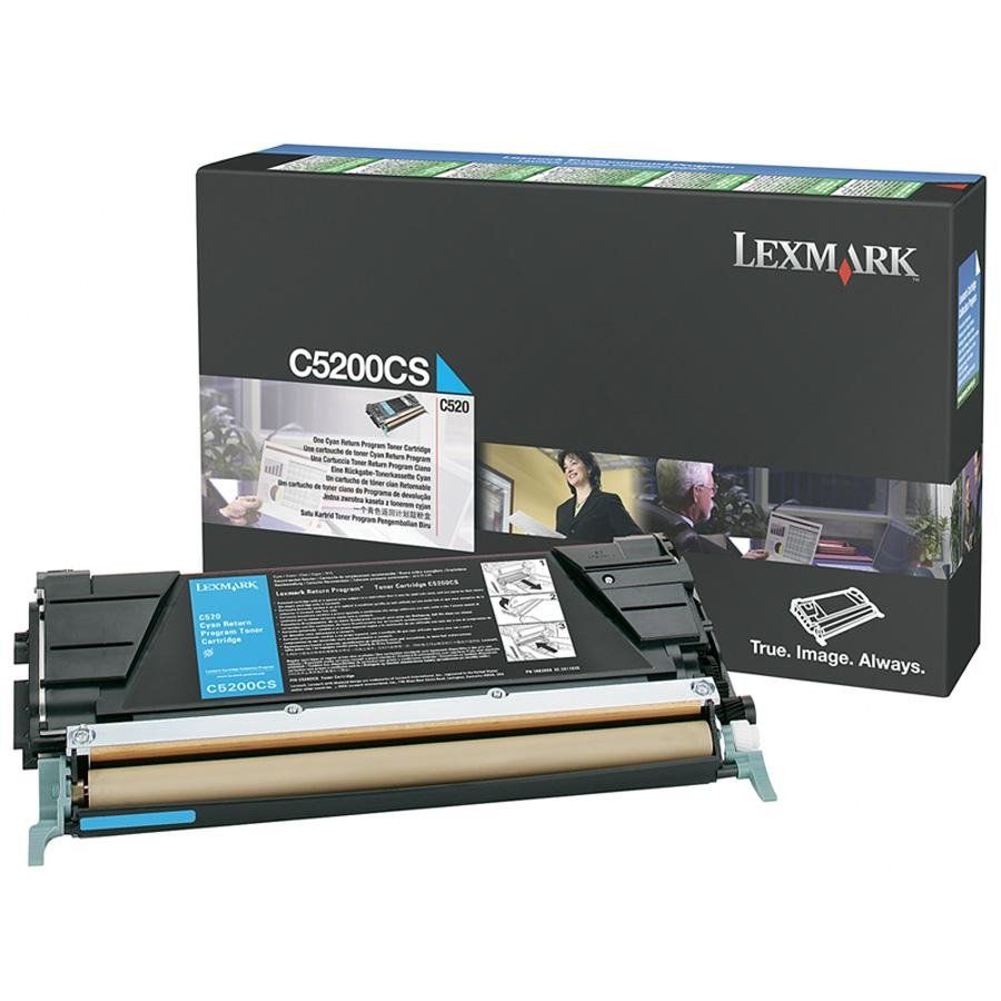 Image of Lexmark C5200CS toner 1 pz Originale Ciano 074