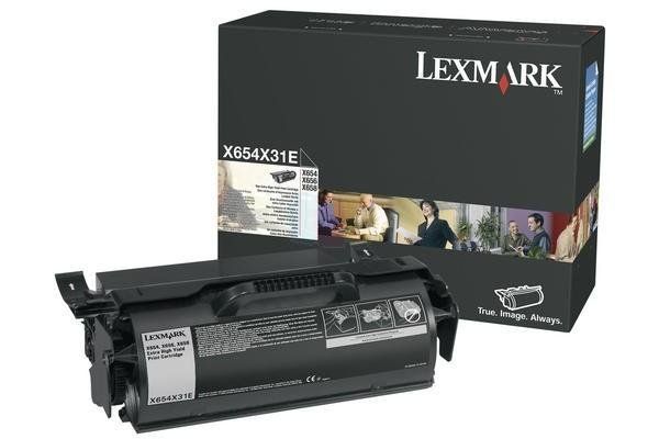 Image of Lexmark X654, X656, X658 Extra High Yield Print Cartridge toner Originale Nero 074