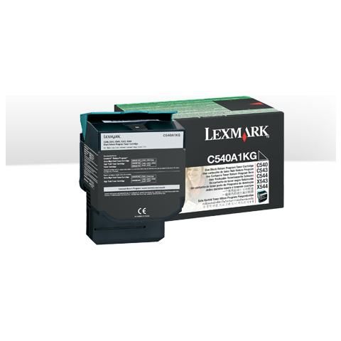 Image of Lexmark C54x, X54x nero Return Programme Toner Cartridge (1K) toner Originale Nero 074