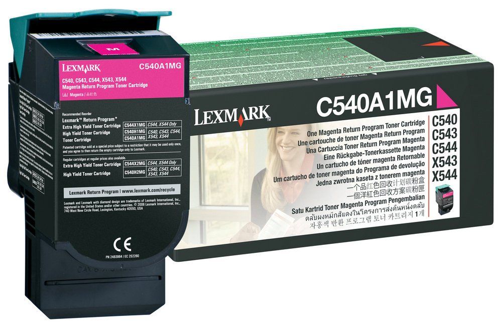 Image of Lexmark C540A1MG toner 1 pz Originale Magenta 074