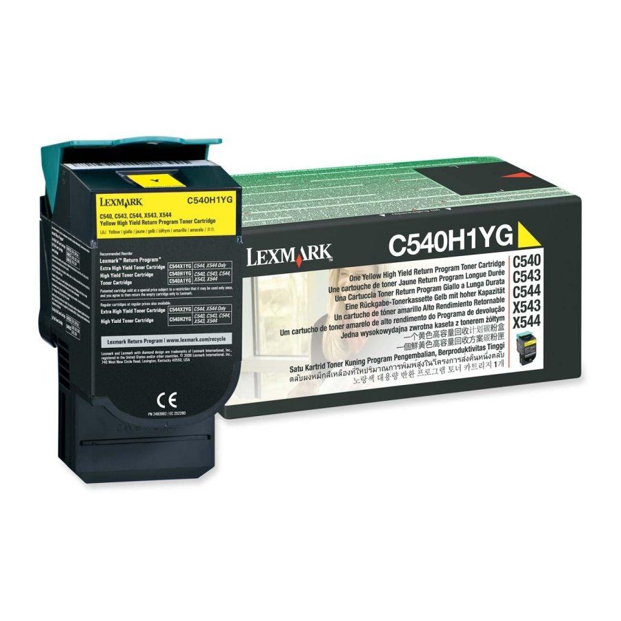 Image of Lexmark C540H1YG toner 1 pz Originale Giallo 074