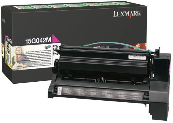 Image of Lexmark 15G042M toner 1 pz Originale Magenta 074