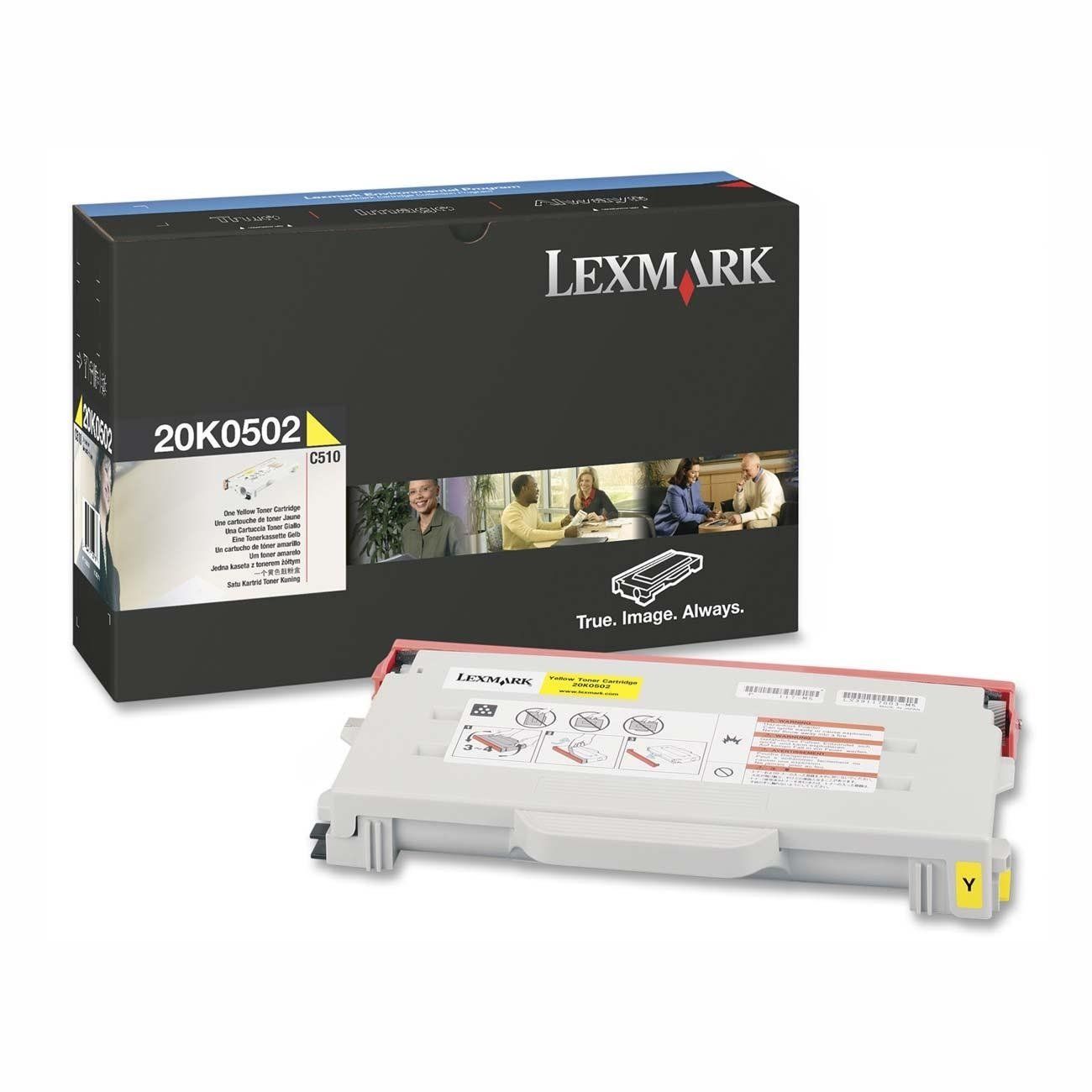 Image of Lexmark 20K0502 toner 1 pz Originale Giallo 074