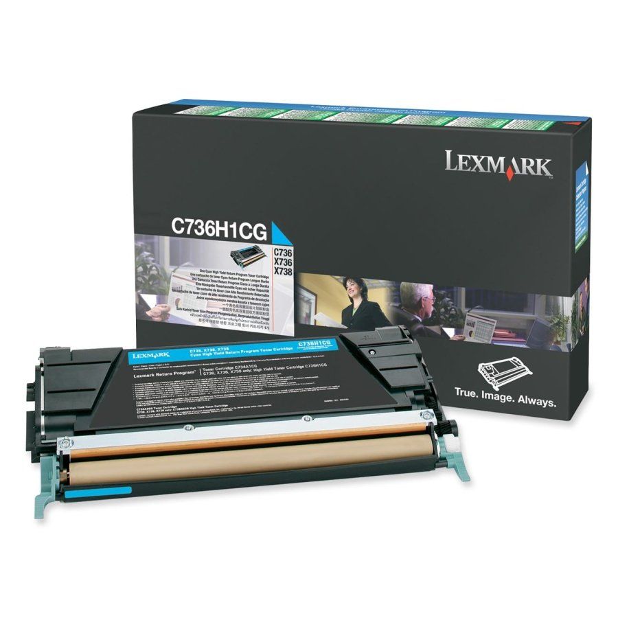 Image of Lexmark C736H1CG toner 1 pz Originale Ciano 074