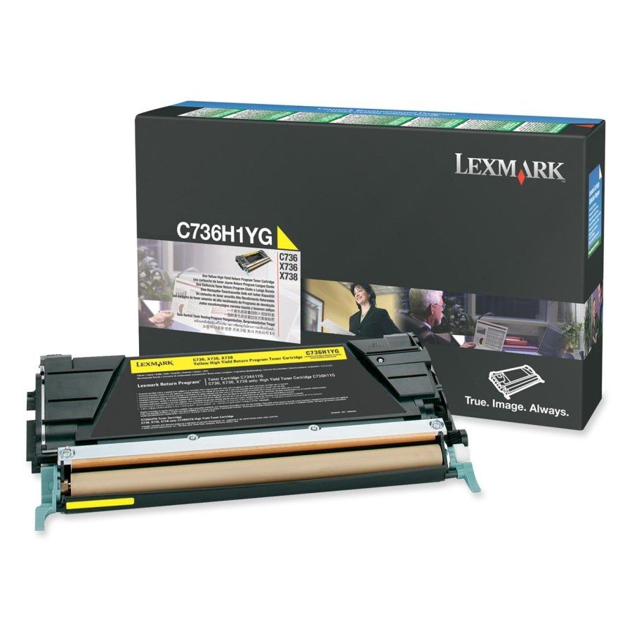 Image of Lexmark C736H1YG toner 1 pz Originale Giallo 074