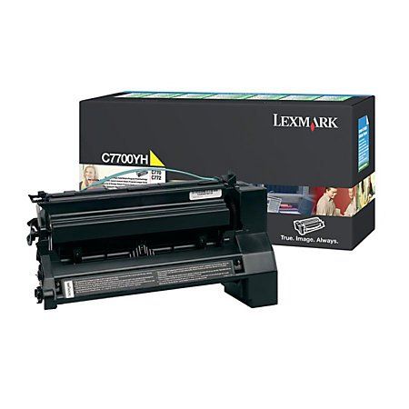 Image of Lexmark Giallo High Yield Return Program Print Cartridge for C770/C772 toner Originale Giallo 074