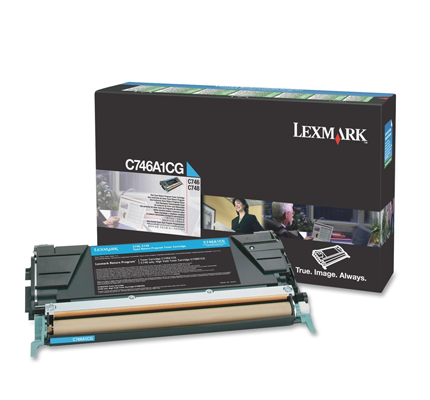 Image of Lexmark C746A1CG toner 1 pz Originale Ciano 074