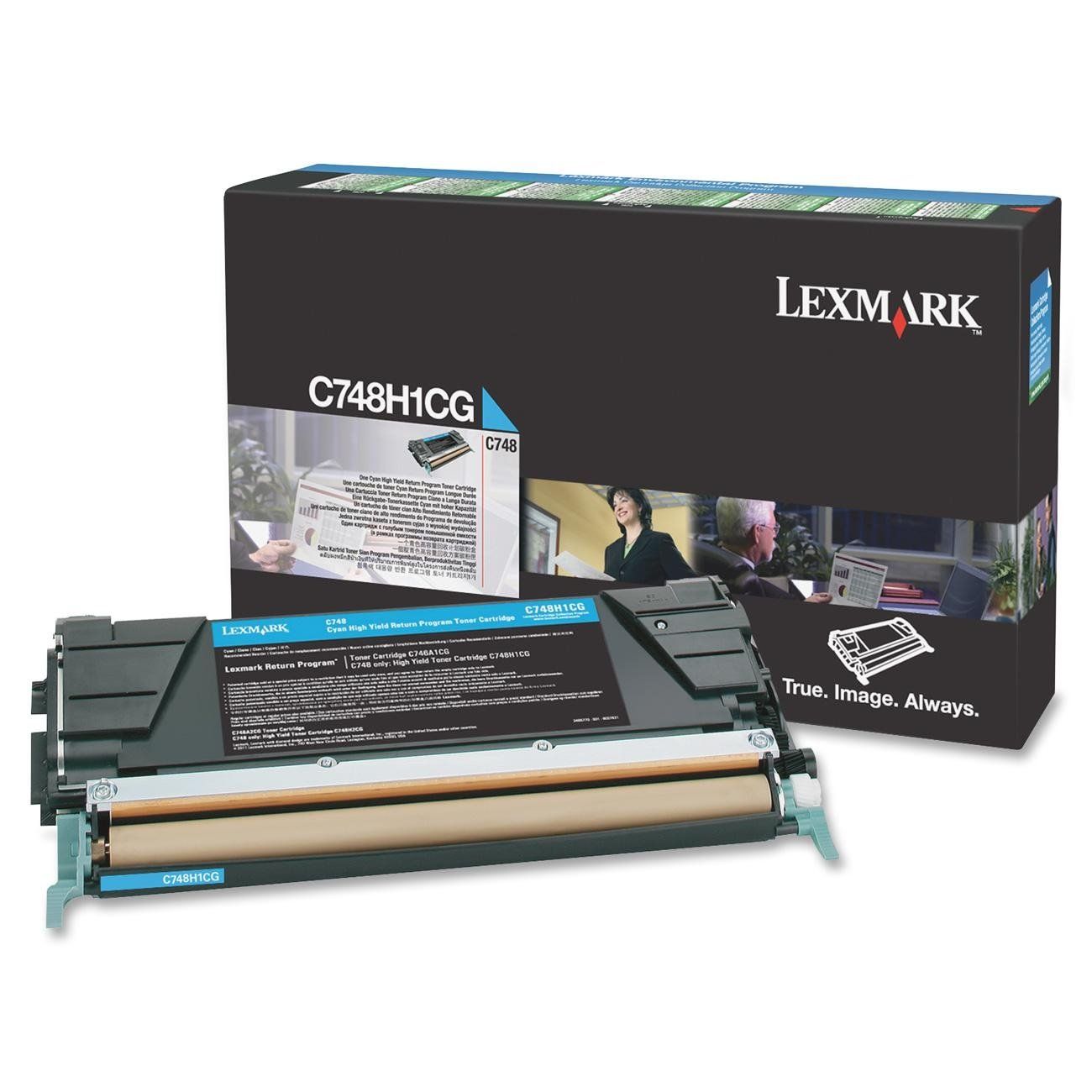 Image of Lexmark C748H1CG toner 1 pz Originale Ciano 074