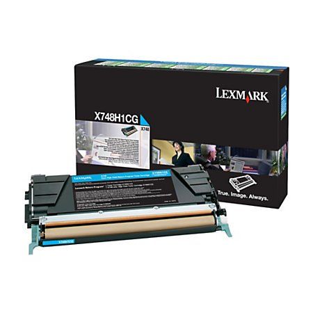 Image of Lexmark X748H1CG toner 1 pz Originale Ciano 074