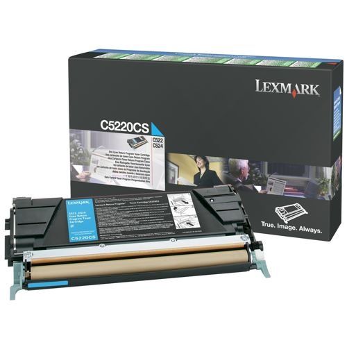 Image of Lexmark C5220CS toner 1 pz Originale Ciano 074