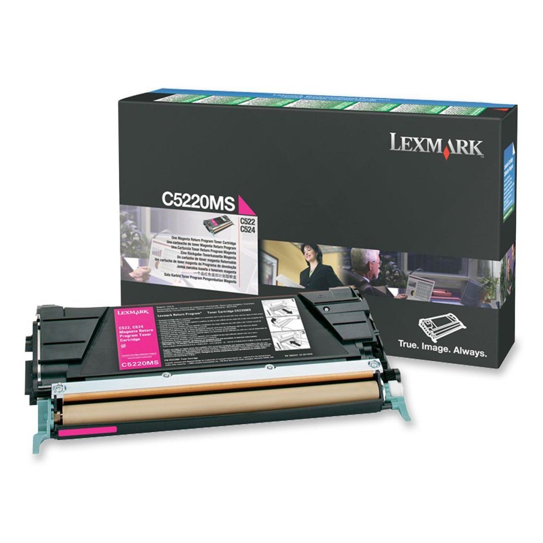 Image of Lexmark C5220MS toner 1 pz Originale Magenta 074