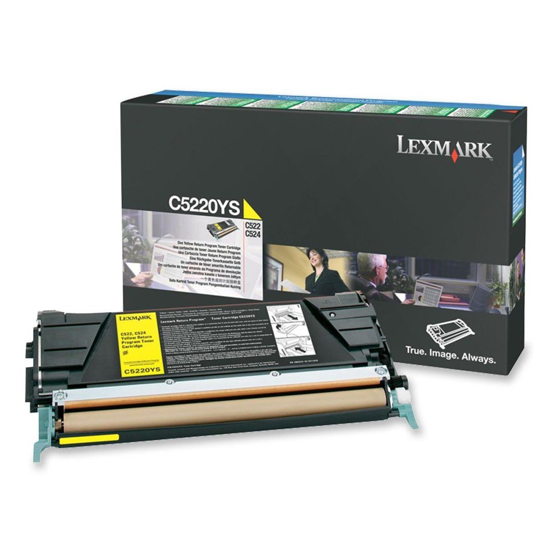 Image of Lexmark C5220YS toner 1 pz Originale Giallo 074