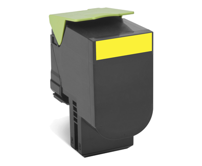 Image of Lexmark 802Y toner 1 pz Originale Giallo 074