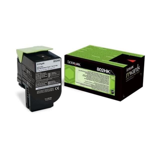 Image of Lexmark 802HK toner 1 pz Originale Nero 074