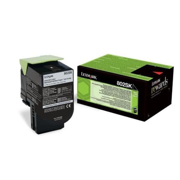 Image of Lexmark 802SK toner 1 pz Originale Nero 074