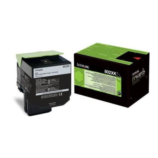 Image of Lexmark 802XK toner 1 pz Originale Nero 074