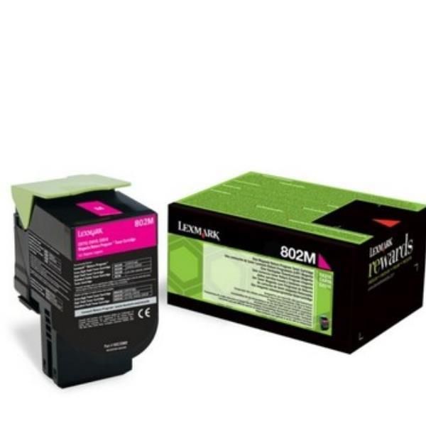 Image of Lexmark 802ME toner 1 pz Originale Magenta 074